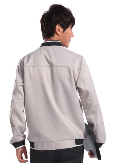 淺駝長袖防靜電工作服
