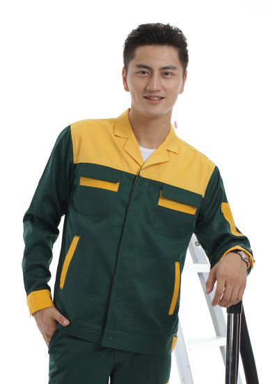 防靜電工裝呢綠色反光工作服