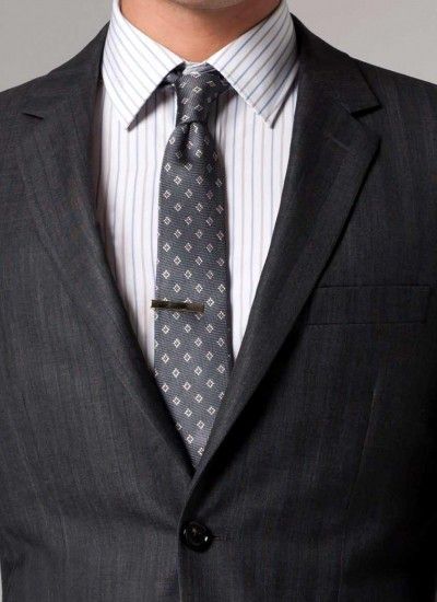 男士深淺格紋西服套裝
